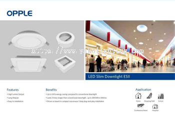 OPPLE EA2A-6W ROUND DOWN LIGHT ( 6000K /4000K/ 3000K)