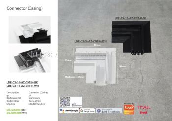 LDE-CX-16-CNT-H BK/WH