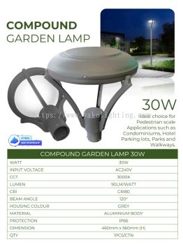 COMPOUND LIGHT 30W-3000K