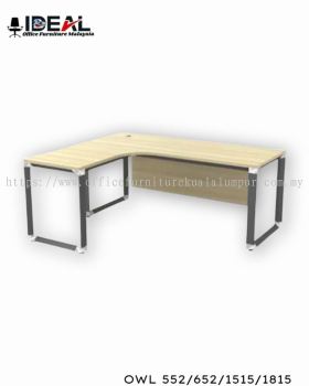 Superior Compact Table (L) - O SERIES (with wooden front panel)