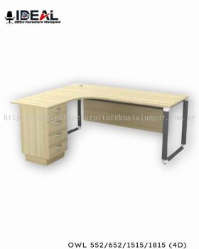Superior Compact Table (L) 4D - O SERIES (with wooden front panel)
