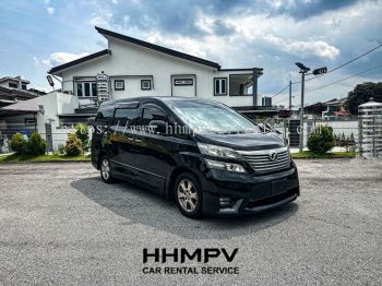 Vellfire 2013 for Rent with Normal 7 Seaters