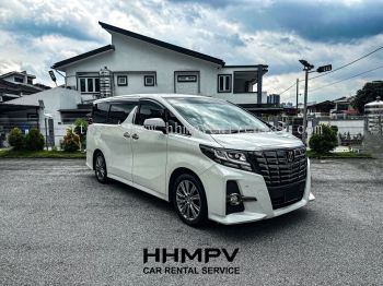 Alphard 2017 for Rent with Normal 7 Seaters (White)
