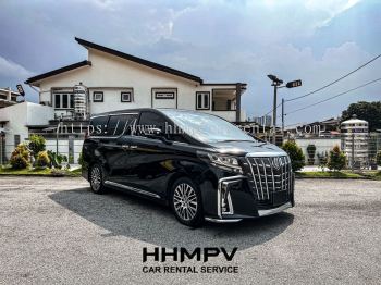 Alphard 2017 for Rent with Normal 7 Seaters - HH MPV CAR RENTAL SERVICE