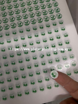Sticker Label 1cm x 1cm