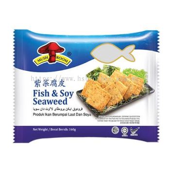 Mushroom Fish & Soy Seaweed 160g