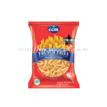 CCM French Fries Crinkle Cut 1kg