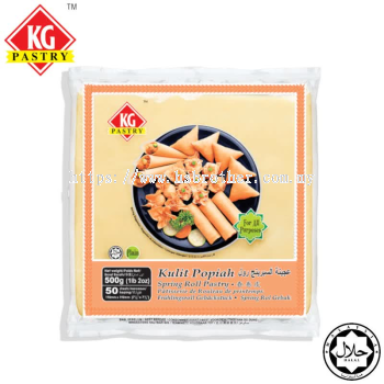 KG Spring Roll Pastry 7.5" 500g (50pcs)