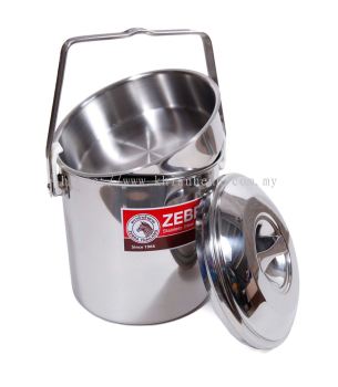 ZEBRA 14 cm LOOP HANDLE POT (DEEP TRAY) with auto lock