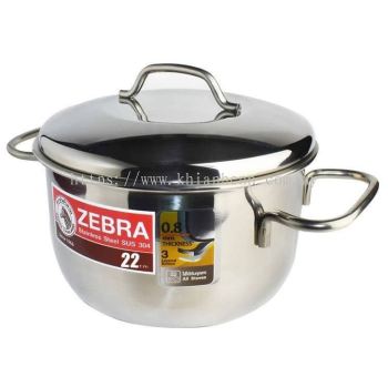 Zebra-22cm Extreme Infinity Sauce Pot (Stainless steel- lid)
