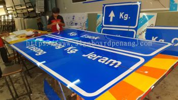 Seremban Project HIP Sticker Direction Road Sign