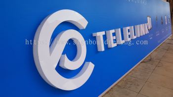 Telelink Acrylic 3D LED Signage at Kuala selangor 