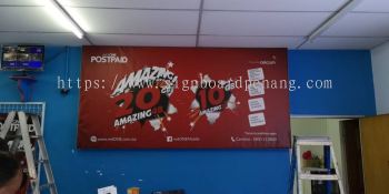 Red one network Sdn Bhd LED fabric light box at Kuala Selangor