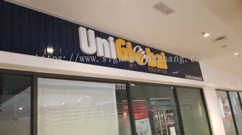 Uniglobal Acrylic Box up 3D signboard at sunway Geo subang jaya kl