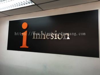 Inhesion Sdn Bhd 3D Stainless steel Box up Lettering Signage At Meru Klang