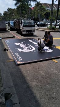 babalala restoran 3D Acrylic led box up billboard at damansara Kuala Lumpur