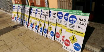 Safety Signage Supply to Kansai Paint Sdn Bhd