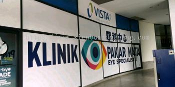 Vista Eye Klinik Pakar Mata Glass Sticker at puchong