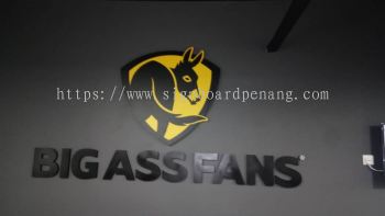 Big Ass Fans 3D Boxup lettering at shah alam 