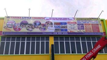 RETAIL SHOP BILLBOARD PRINTING AT JELUTONG | PERMATANG PAUH | BALIK PULAU | KEPALA ATAS