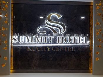 Kl City Centre Summit  Hotel 3D LED Acrylic box up Lettering Signage At Kuala Lumpur