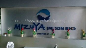 Mizuya (M) Sdn Bhd 3D Box up lettering Signage At Meru Klang