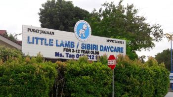 Little Lamb Aluminum Ceiling Trim Casing 3D box up lettering Signage at setia eco park