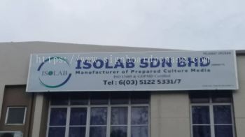 Isolab sdn bhd Metal G.i Signboard 