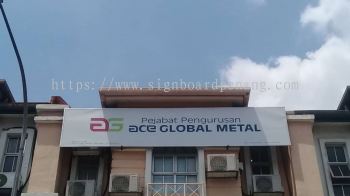 Ace Global Metal G.I signage at subang jaya / signboard design 