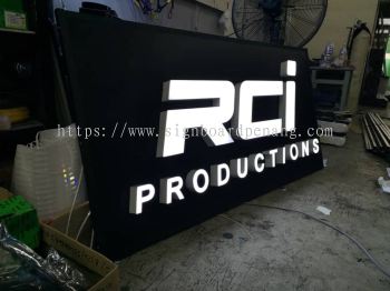 COMMERCIAL 3D LED FRONTLIT BOX UP LETTERING SIGNBOARD AT KEDAH