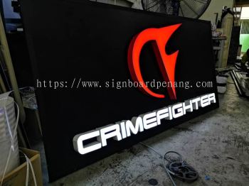 COMMERCIAL 3D LED FRONTLIT BOX UP LETTERING SIGNBOARD AT KEDAH