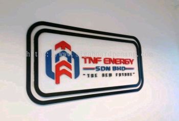 TNF energy 3D box up lettering signage at Petaling jaya Kuala Lumpur