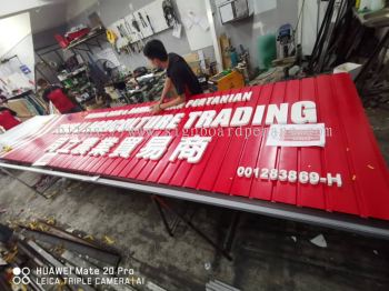 Gasoni Aluminum Ceiling Trim casing 3d box up lettering signboard design at jemjarom selangor