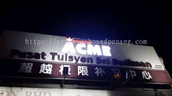 Acme tulsyen sri dudiman Aluminium Ceiling trim Casing 3D LED channel box up lettering signage at kepong Kuala Lumpur