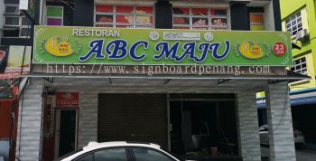 Restoran ABC Maju 3d LED channel box up lettering signage at kajang Kuala Lumpur