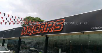 COMMERCIAL 3D LED FRONTLIT BOX UP LETTERING SIGNBOARD AT KEDAH