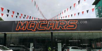 COMMERCIAL 3D LED FRONTLIT BOX UP LETTERING SIGNBOARD AT KEDAH