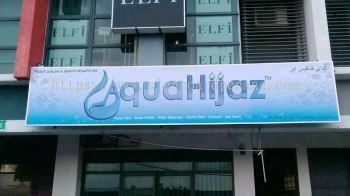 Aquahijaz Normal Metal G.i signboard at shah alam 