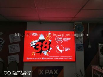 indoor LED fabric light box at subang Usj Kuala Lumpur