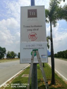 EMKAY JKR speck Road bunting signage  at cyber jaya Kuala Lumpur