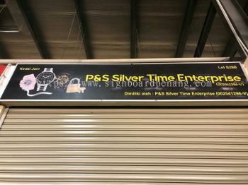 R&S silver time Normal normal metal g.i signboard signage at giant super market klang bukit tinggi