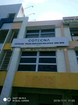 Cotecna Normal Metal G.i Signboard Signage at bandar botanic klang bukit tinggi signboard