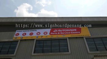 Ji Autohaus car service centre Normal metal g.i signboard at cheras Kuala Lumpur