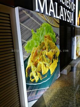 Acrylic Box up LED signage at sepang International airport KLIA 