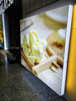 Acrylics 3D Box up LED signage at KLIA sepang Kuala Lumpur