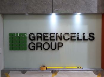 Acrylic 3D box up lettering signage at Petaling jaya Kuala Lumpur