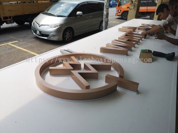 whitemori 3D Eg box up led backlit lettering signboard at Bandar bukit raja klang