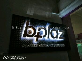 Bplaz Eg box up 3D LED backlit signage at bukit jelutong shah alam 