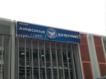 Airborne sentinel 3D eg box up led backlit signboard at bukit jelutong shah alam