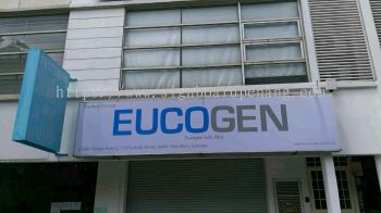 eucogen normal metal g.i signboard at klang